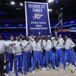 Thunder receive rings, raise championship banner: Check it out